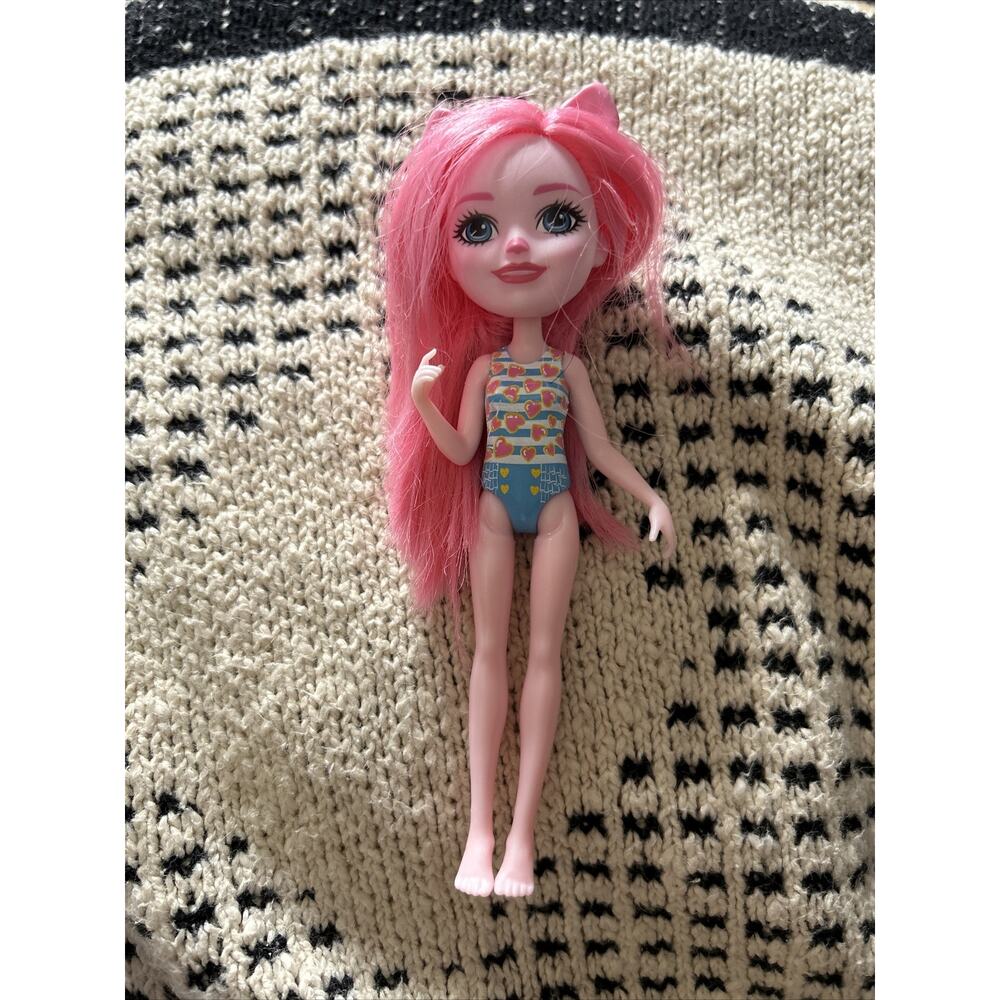 Enchantimals Petya Pig Doll 6” Mattel Pink Animal Girl Doll